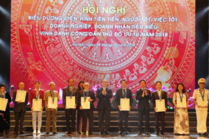 Hà Nội vinh danh 10 “Công dân Thủ đô ưu tú” và biểu dương hơn 1000 gương điển hình tiên tiến, người tốt việc tốt, doanh nghiệp và doanh nhân tiêu biểu