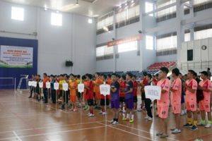 Chương Mỹ: Giải bóng đá cán bộ công nhân viên chức lao động các phòng ban, ngành, đoàn thể năm 2018