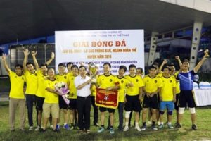 Giải bóng đá cán bộ, công nhân viên chức lao động huyện Chương Mỹ
