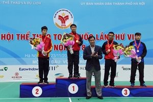 Kết thúc môn Võ cổ truyền Đại hội Thể thao toàn quốc lần thứ VIII: Đoàn Hà Nội xếp thứ ba chung cuộc