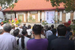 Trưng bày hơn 100 tác phẩm thư pháp tại chùa Mễ Trì Thượng (Hà Nội)