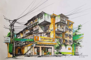 Tập thể cũ Hà Nội – Ký họa và Hồi ức