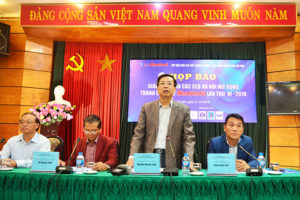 Họp báo giới thiệu  “Giải bóng bàn tranh Cúp Báo Hànộimới 2018”