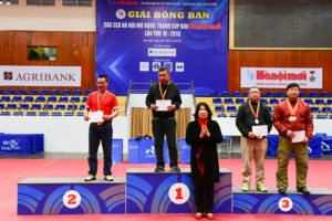 Kết thúc Giải Bóng bàn tranh Cúp Báo Hànộimới lần thứ VI – năm 2018