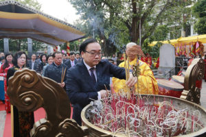Bí thư Thành ủy Hà Nội Hoàng Trung Hải dự Lễ kỷ niệm 1979 năm khởi nghĩa Hai Bà Trưng
