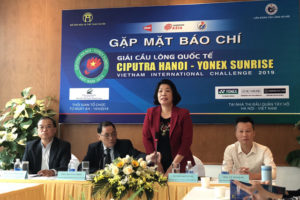 18 quốc gia tham dự Giải Cầu lông quốc tế Ciputra Hanoi – Yonex Sunrise Vietnam International Challenge 2019