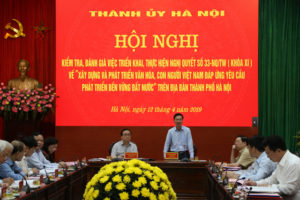 Tổng kết công tác xây dựng và phát triển văn hóa, con người Việt Nam trên địa bàn TP Hà Nội