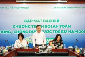 Gặp mặt báo chí giới thiệu chương trình “Bơi an toàn, phòng – chống đuối nước trẻ em 2019”