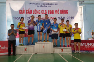 Giải Cầu lông mở rộng tranh Cúp Thế Mừng sport năm 2019