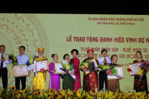 44 cá nhân được trao tặng và truy tặng danh hiệu Nghệ nhân nhân dân, Nghệ nhân ưu tú