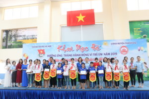 Huyện Thanh Oai khai mạc hè, hưởng ứng Tháng hành động vì trẻ em năm 2019