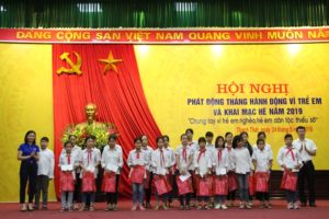 Huyện Thạch Thất phát động Tháng hành động vì trẻ em và khai mạc hè năm 2019