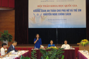 Không gian an toàn cho phụ nữ và trẻ em – Khuyến nghị chính sách