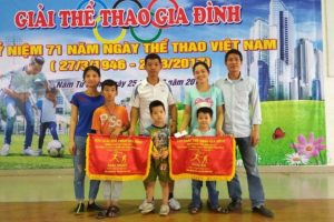 Một gia đình thể thao tiêu biểu