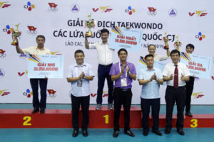 Hà Nội giành vị trí thứ hai tại giải vô địch Taekwondo các lứa tuổi trẻ toàn quốc 2019