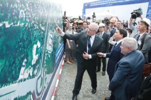 Thủ tướng Australia Scott Morrison thăm dự án trường đua Công thức 1 Hà Nội