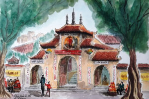 Triển lãm 60 bức ký hoạ về một Hà Nội dịu dàng, đầy thương nhớ