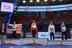 Võ sĩ Hà Nội Phạm Quốc Việt giành HCV World Cup Taekwondo 2019