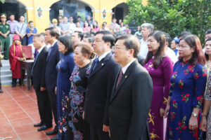 Lễ dâng hương tưởng nhớ 130 năm ngày sinh cụ Bùi Bằng Đoàn