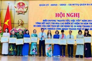 Quận Ba Đình biểu dương “Người tốt, việc tốt” năm 2019