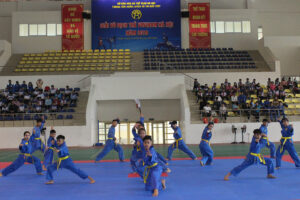 100 VĐV tranh tài tại giải Vô địch Trẻ Vovinam Hà Nội năm 2019
