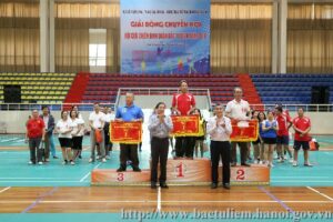 Giải bóng chuyền hơi Hội Cựu chiến binh quận Bắc Từ Liêm năm 2019