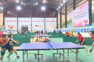 Đông Anh tổ chức Chung kết giải Bóng bàn các CLB