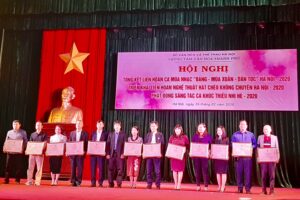 Tổng kết Liên hoan Ca múa nhạc “Đảng – Mùa xuân – Dân tộc” 2020