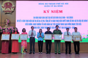 Quận Ba Đình sơ kết 4 năm thực hiện Chỉ thị 05-CT/TW