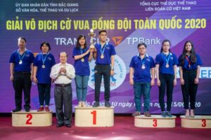 Hà Nội nhất toàn đoàn giải vô địch cờ vua đồng đội toàn quốc 2020.