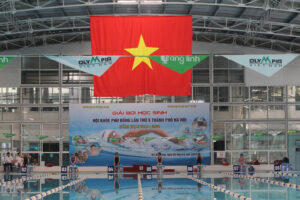 Sôi động đường đua xanh giải bơi Hội khỏe Phù Đổng lần thứ X thành phố Hà Nội