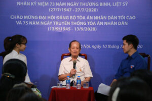 Giao lưu với nhân chứng lịch sử nhân kỷ niệm 73 năm Ngày thương binh, liệt sĩ