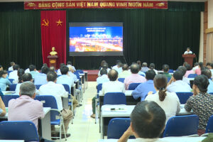 Huyện Đông Anh tổ chức Hội nghị tập huấn về nâng cao hiệu quả thực hiện quy tắc ứng xử năm 2020