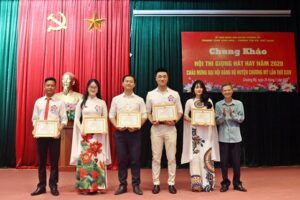 Huyện Chương Mỹ tổ chức chung khảo hội thi giọng hát hay năm 2020