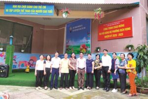 Quận Cầu Giấy hoàn thành cải tạo 20 sân chơi khu dân cư