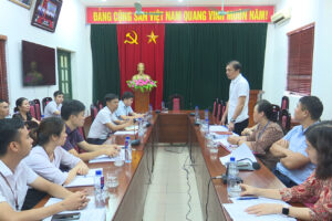 Huyện Đông Anh kiểm tra việc thực hiện Quy tắc ứng xử tại xã Liên Hà