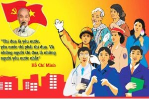 Trang trí, tuyên truyền cổ động trực quan chào mừng Đại hội thi đua yêu nước Thành phố, giai đoạn 2020 -2025