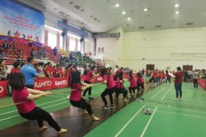 1200 vận động viên tham dự Hội khỏe Công nhân viên chức, lao động, lực lượng vũ trang và sinh viên quận Cầu Giấy năm 2020
