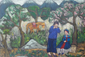 Triển lãm mỹ thuật “Đất trắng” giới thiệu tới công chúng Thủ đô gần 40 tác phẩm với nhiều chất liệu