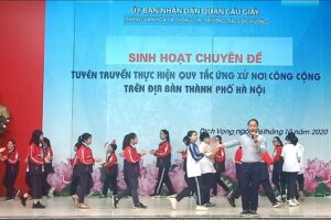 Quận Cầu Giấy tăng cường nâng cao nhận thức về văn hóa ứng xử cho các em học sinh