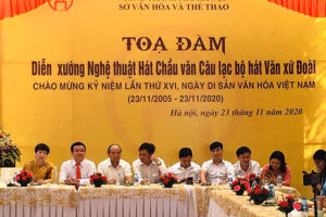 Trao truyền, giữ gìn và phát huy giá trị di sản văn hoá phi vật thể hát Chầu Văn