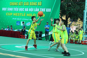 Khởi tranh giải Bóng rổ học sinh tiểu học Hà Nội 2020