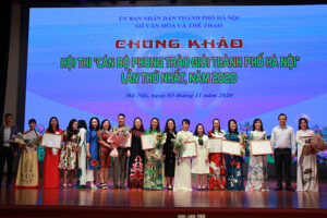 Chung khảo hội thi “Cán bộ phong trào giỏi” thành phố Hà Nội lần thứ nhất, năm 2020