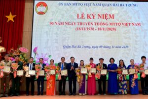 Quận Hai Bà Trưng sơ kết 5 năm thực hiện Cuộc vận động “Toàn dân đoàn kết xây dựng nông thôn mới, đô thị văn minh” giai đoạn 2016-2020