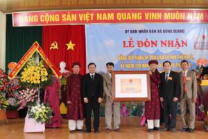 Lễ đón nhận Bằng xếp hạng Di tích lịch sử cấp Thành phố Nhà thờ họ Lê
