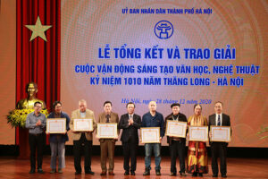 55 tác phẩm đạt giải sáng tạo văn học, nghệ thuật kỷ niệm 1010 năm Thăng Long – Hà Nội