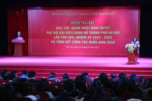 Đảng bộ Sở VHTT học tập, quán triệt Nghị quyết Đại hội đại biểu Đảng bộ TP Hà Nội lần thứ XVII