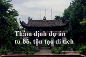 Chỉ thay thế khi cấu kiện hư hỏng hoàn toàn trong tu bổ, tôn tạo di tích đình La Tinh (huyện Hoài Đức)