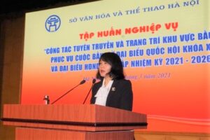 Hội nghị tập huấn công tác tuyên truyền bầu cử đại biểu Quốc hội khóa XV và bầu cử đại biểu HĐND các cấp nhiệm kỳ 2021-2026