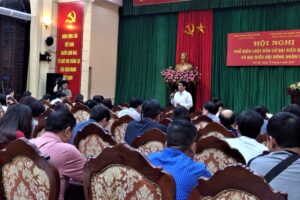 Cán bộ Công đoàn Sở VHTT Hà Nội tham dự Hội nghị phổ biến Luật Bầu cử đại biểu Quốc hội và đại biểu Hội đồng nhân dân